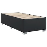 thumbnail of vidaXL Boxspringbett mit Matratze Schwarz 80x200 cm Kunstleder