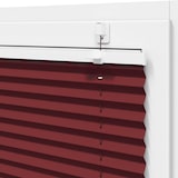 thumbnail of vidaXL Plissee Bordeauxrot 105x150 cm Stoffbreite 104,4 cm Polyester