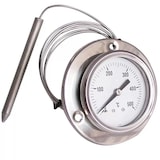 thumbnail of Giemme Spoleto - Termómetro profissional em aço inoxidável para fornos a lenha e barbecue 0-500 °C