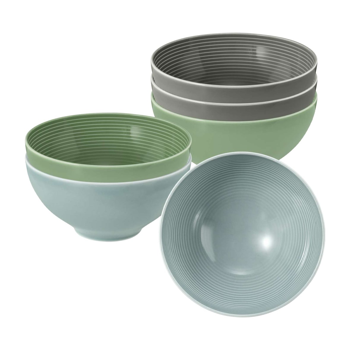 Seltmann Weiden Beat Color Glaze Müslischale ø 15,7 cm 6er Set Gemischt