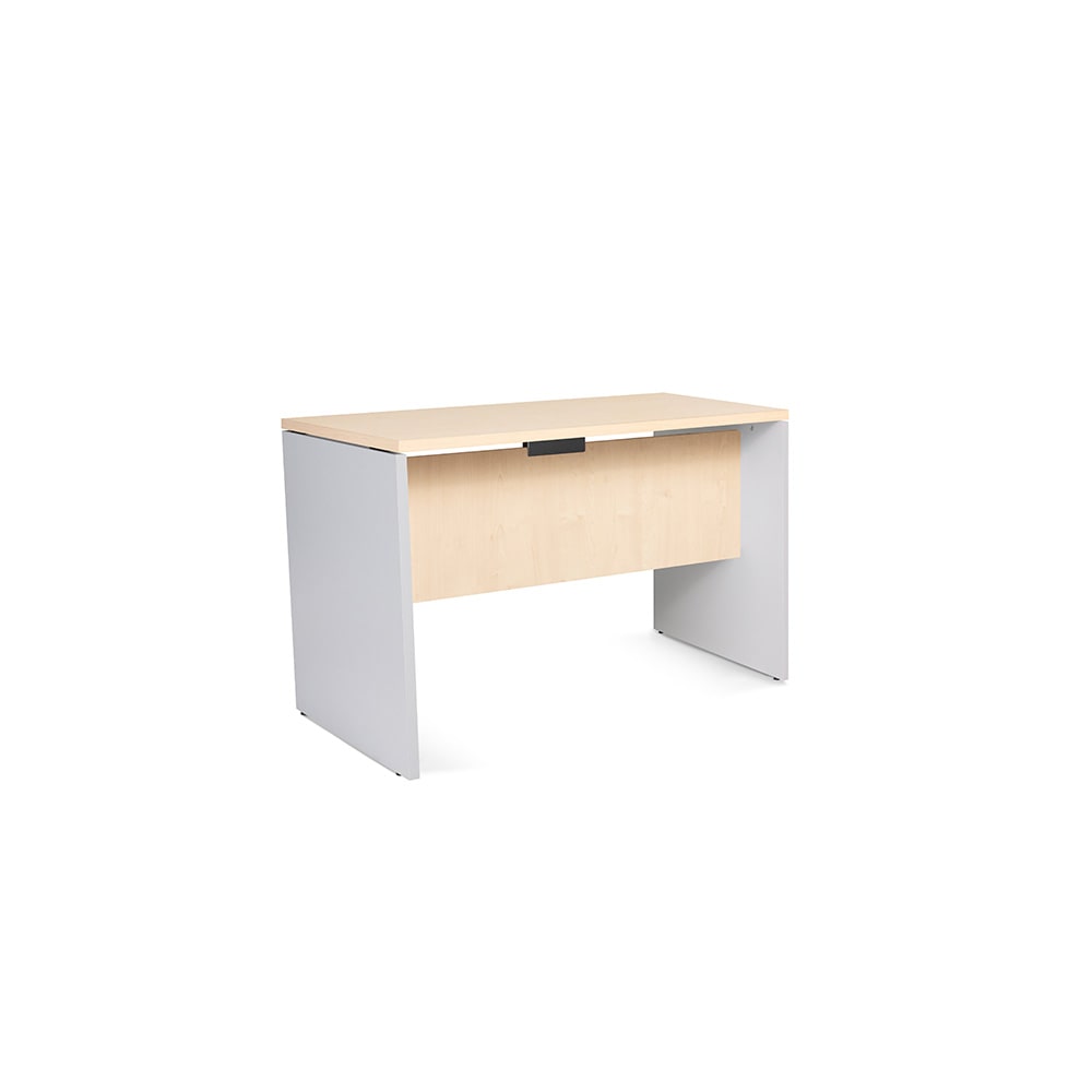 Rocada mesa secretária série Work 120x60cm cinza / faia