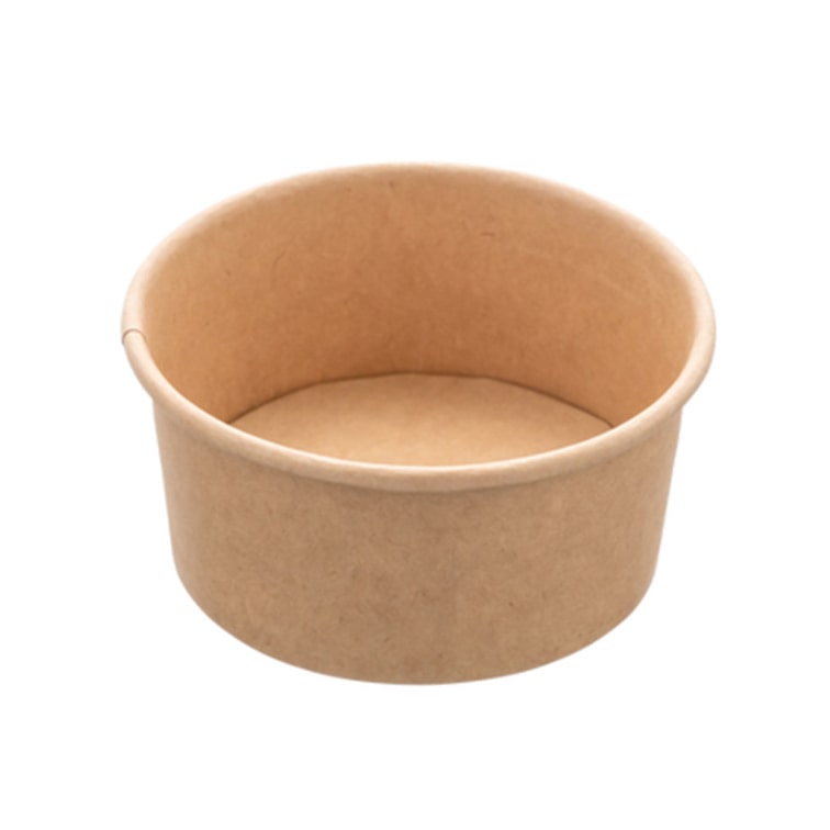 MONOUSO - Contenitore di Cartone Kraft-Kraft Multi-Food 370ml Ø11,5cm (300 Pezzi)