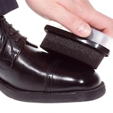 thumbnail of Schuhputz-Schwamm Schwarz mit pflegender Emulsion einzeln verpackt 50 Stück