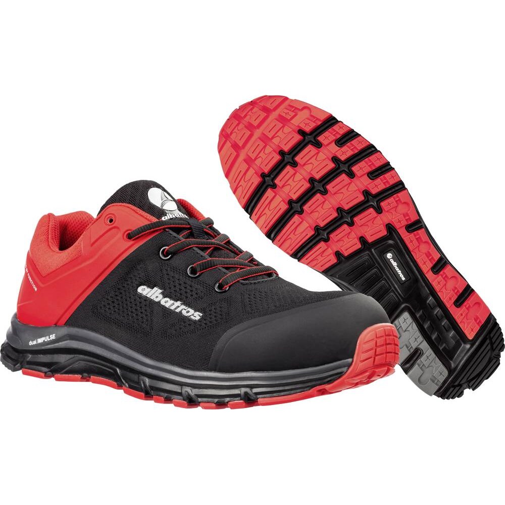 Albatros LIFT RED IMPULSE LOW 646600-42 ESD Sicherheitsschuh S1P Schuhgröße (EU): 42 Schwarz, Rot 1