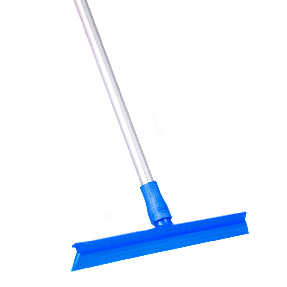 Profi Industrie Hygiene Wasserschieber Wasserabzieher 40cm Breit blau mit Stiel Aluminiumstiel 145cm Lang einteilig Gummi Abzieher