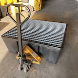 thumbnail of Bac de rétention pehd 475l eco pour 4 fûts - plast'up rotomoulage - NOIR