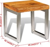 thumbnail of vidaXL Couchtisch Massivholz