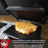 thumbnail of Magefesa EasyGrill - Placas de Cocinado, 1400W, Antiadherente Multicapa, Temperatura Ajustable, Bandeja Recoge Grasa, Grill Panini, Sandwich, Carne