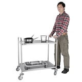 thumbnail of Vogue RVS serveerwagen met 2 bladen Large