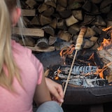 thumbnail of Relaxdays Stockbrot Spieße aus Bambus, 100er Set, 90 cm lange Marshmallowspieße, Lagerfeuer, Grillspieße Ø 7 mm,  natur