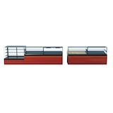 thumbnail of KBS verwarmde toonbank bakkerij verkoopbalie 930x985x1200 mm rechte glasconstructie 230 V