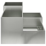 thumbnail of vidaXL Gartenblumentopf Silber 100 x 100 x 60 cm Verzinkter Stahl