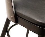 thumbnail of METRO PROFESSIONAL Silla de restaurante tapizada Iselvia, juego de 2, madera de haya, wengé/negro