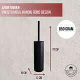 thumbnail of 4bathroomz® Oslo Toiletborstel Staand Metaal - Zwart