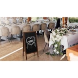 thumbnail of ALLboards Chevalet Stop Trottoir avec Cadre en Bois Laqué 100×50cm, Chevalet Publicitaire