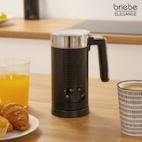 thumbnail of Briebe Elegance Milchaufschäumer Erhitzer Kalt-/Heißschaum 130ml, Warme Milch 300ml, MF1172BLK, Schwarz, 500W