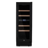 thumbnail of Les Petits Champs Einbau-Weinschrank für 17 Flaschen CAVCEDB17 53L Black Edition, 2 Temperaturzonen, Anti-UV, LED