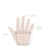 thumbnail of BIOZOYG Suppenbecher to go 25 Stück 200 ml, braun Suppenschüsseln Einweg - Einweggeschirr Alternative zur Plastikschüssel - Becher, Suppe, Soup Bowl