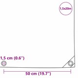 thumbnail of vidaXL Plane 650g / m² Orange 1,5 x 20 m Canvas mit PVC-Beschichtung