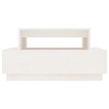 thumbnail of Table basse Blanc 80x55x40,5 cm Bois massif de pin Modèle Polaris Industriel