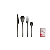 thumbnail of Comas canada, set 24 posate nero vintage, in acciaio inox con trattamento colore in pvd