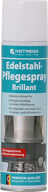 thumbnail of HOTREGA Edelstahl Pflegespray Brillant Spraydose 300ml
