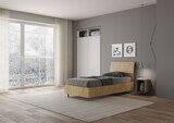 thumbnail of Letto Singolo contenitore 80x190 testata inclinata quercia Demas