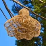 thumbnail of Lumisky Abat jour naturel seul RONDA H53cm Rotin Beige