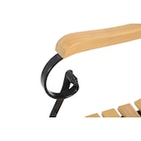 thumbnail of METRO PROFESSIONAL Vouwstoel met armleuning Baviera set van 2, staal/acaciahout, naturel/zwart