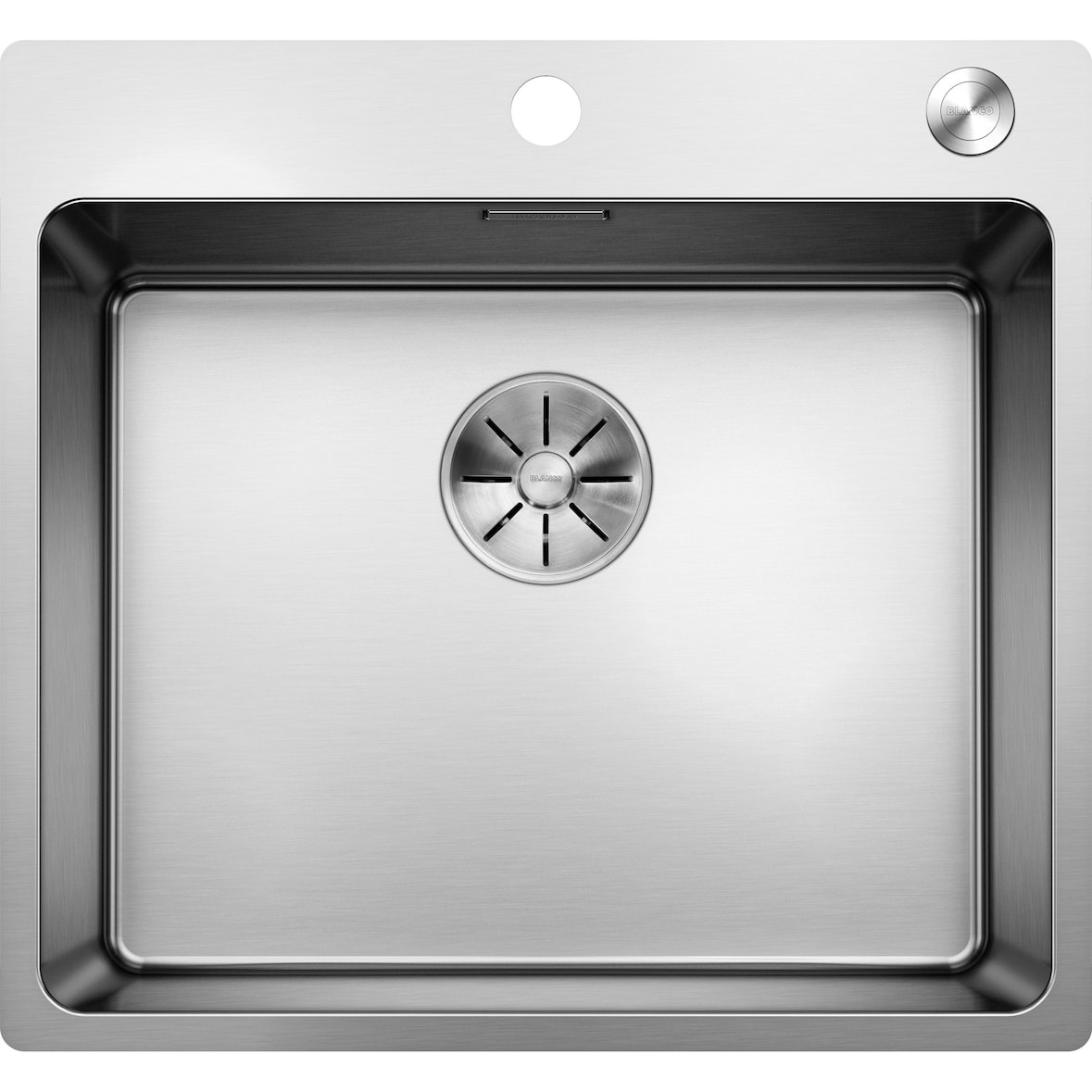 BLANCO ANDANO 500-IF/A Flachrandspüle / Edelstahl / Seidenglanz / Excenter -