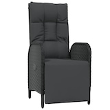 thumbnail of vidaXL Garten-Relaxsessel mit Kissen 2 Stk. Poly Rattan Schwarz
