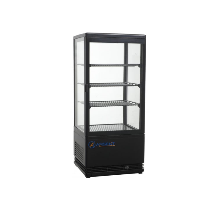 Vitrina expositora refrigerada color negro Serie RT-78L