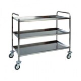 thumbnail of Carrello di servizio in accaio inox cm 91 x 57 x 96h nr. 3 piani 80 x 50