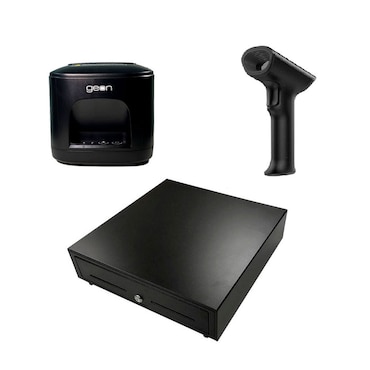 Pack Gaveta + Impressora + Leitor de Código de Barras 2D GEON