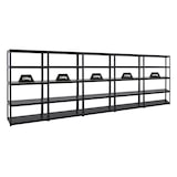 thumbnail of PROREGAL Mega Deal | 5x Schwerlastregal Steel Eagle | HxBxT 180x100x40 cm | Fachlast 130kg | Schwarz | Garagenregal, Lagerregal, Werkstattregal