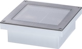 Une lumière rectangulaire avec cadre métallique.