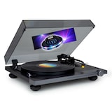 thumbnail of Tourne Disque Platine vinyle Thomson TT700 Sortie RCA - (33/45 Tours) - Finition Alu , jeu de Lumière OVNI couleurs LED