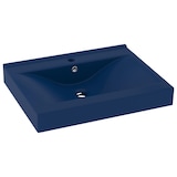 thumbnail of Lavandino Con Foro Rubinetto Blu Scuro Opaco 60x46 Cm In Ceramica