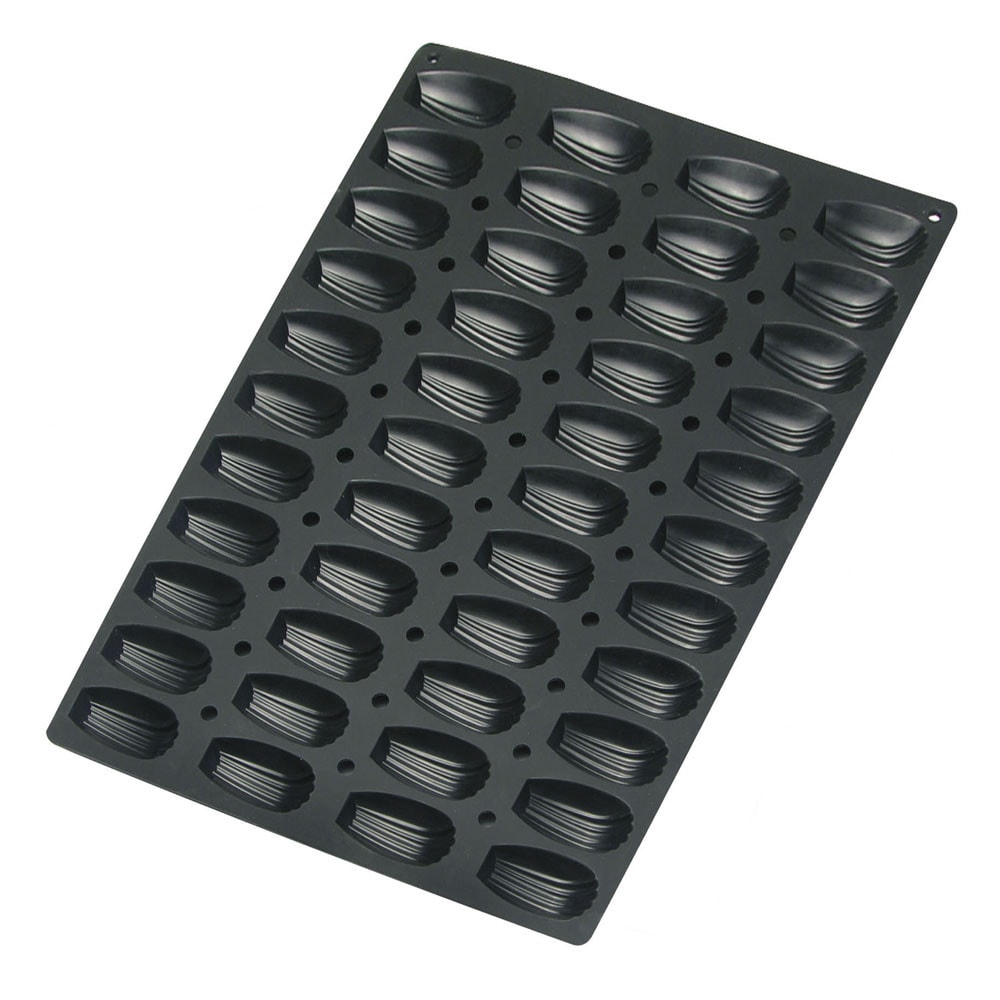 LACOR Platin-Silikonform BLACK 60x40 für MADALENA 44 Kavitäten von 77x44 mm, 32 ml