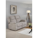 thumbnail of Canapé de relaxation électrique 2 places contemporain en tissu beige Corsina