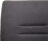 thumbnail of Esszimmerstuhl HWC-H70, Küchenstuhl Lehnstuhl Stuhl, Stoff/Textil Edelstahl gebürstet ~ grau-braun
