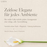 thumbnail of LAYBA Künstliche Calla 63 cm weiß Kunstblume für Vase