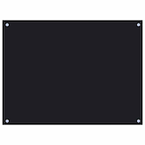 thumbnail of vidaXL Küchenrückwand Schwarz 80x60 cm Hartglas