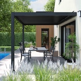 thumbnail of Tonnelle bioclimatique adossée Aluminium 3 x 4 x 2.5 m