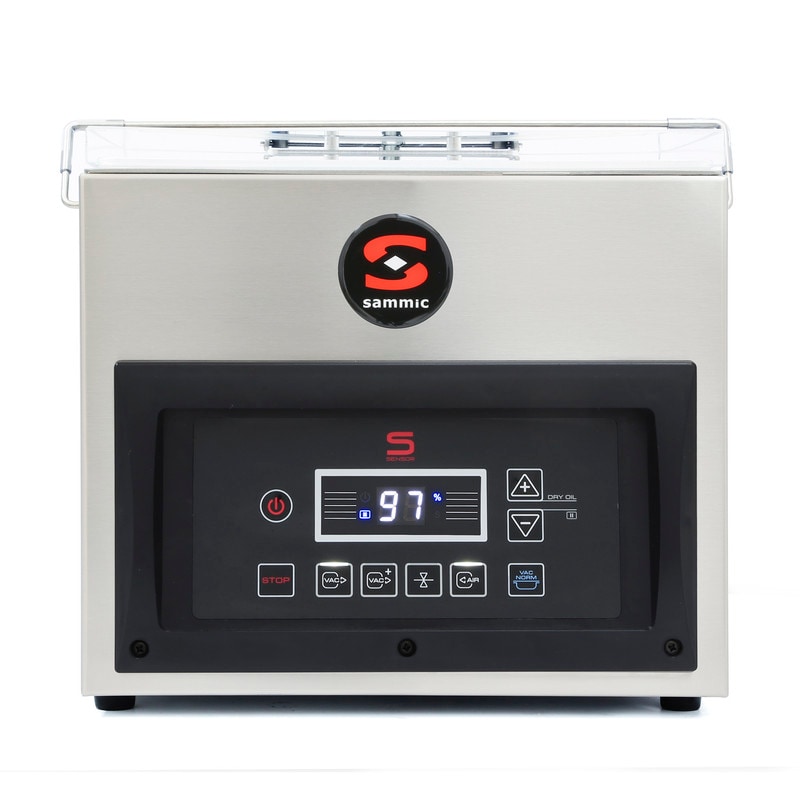 Embaladora industrial a vácuo SE-204 Sammic 230/50-60/1 | Barra 280mm, Bomba Busch 4m³/h, Vácuo com Sensor