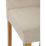 thumbnail of CHEFGASTRO Esszimmerstuhl SANTIAGO Cord antik hell HxBxT 91x41x47cm Cord Hellbraun Küchenstuhl