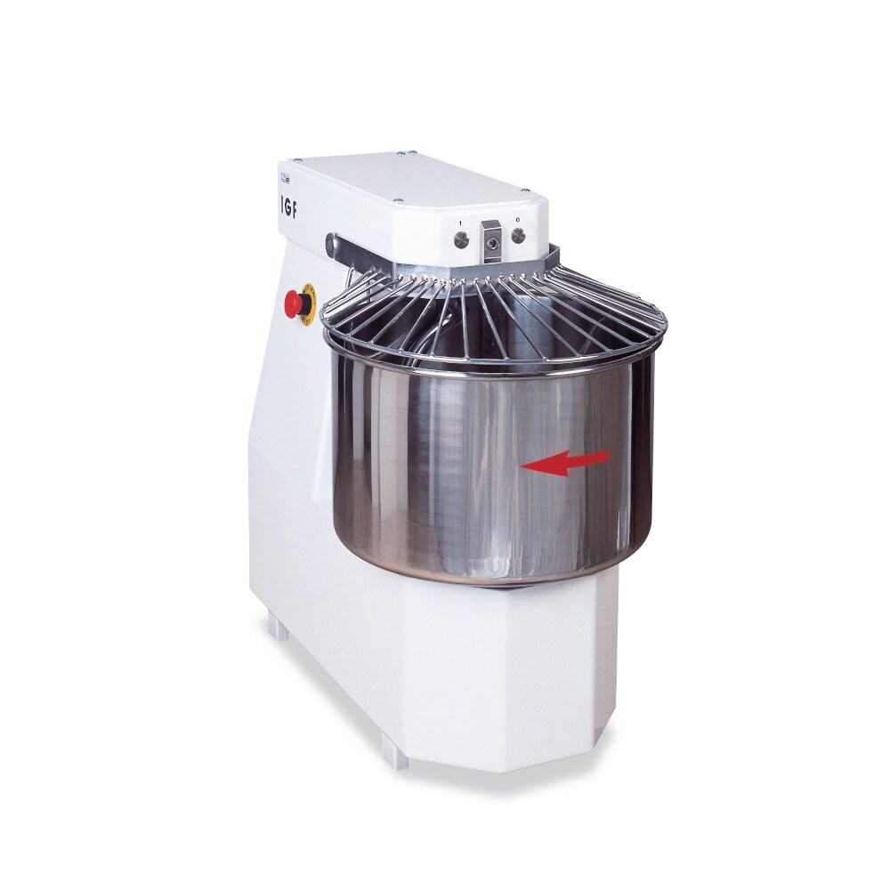 Impastatrice a Spirale IGF S25T Capacità 33 lt - Trifase 3 velocità