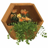 thumbnail of vidaXL Plantenbakken wandmontage 2 st 30x10x25 cm cortenstaal roestig
