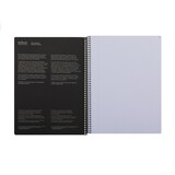 thumbnail of Caderno A4 capa laminada 80H 80G Quadriculado 4x4 Navigator Azul suave