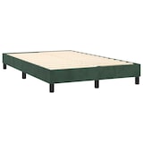 thumbnail of vidaXL Boxspringbett mit Matratze & LED Dunkelgrün 120x200 cm Samt